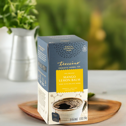 Mango Lemon Balm Prebiotic SuperBoost Herbal Tea